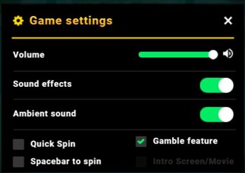 Advanced Settings Panel